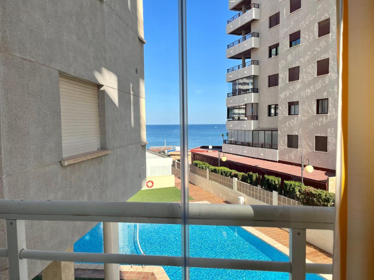 Apartment On The Beach With Parking And Pool Calpe Exterior foto